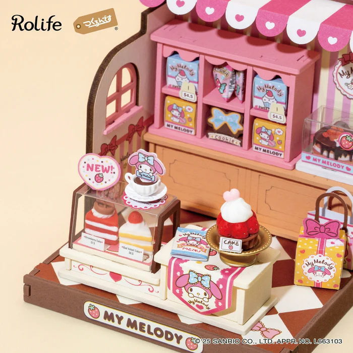 DA002：マイメロディのケーキ屋さん (日本語説明書) 】Rolife ROBOTIME