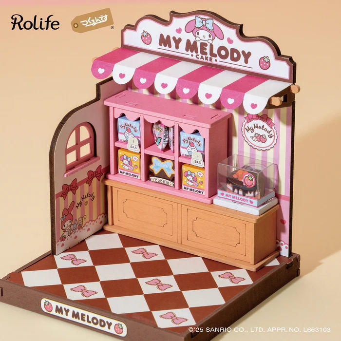 DA002：マイメロディのケーキ屋さん (日本語説明書) 】Rolife ROBOTIME
