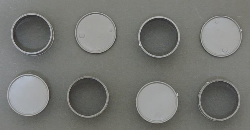 ミニチュア雑貨 1/12スケール ドラム缶 (グレー） 2本セット (ピンクタンク pinktank) [m-s] 【 ネコポス不可 】【C】