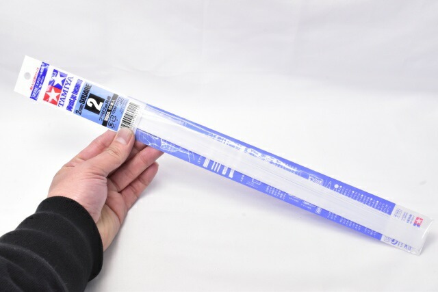 タミヤ 楽しい工作シリーズ No.129 プラ材 2mm 角棒 10本入 (70129