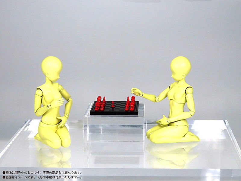 プリプラ フィギュアでチェス クリアレッド×ブラック【ネコポス配送
