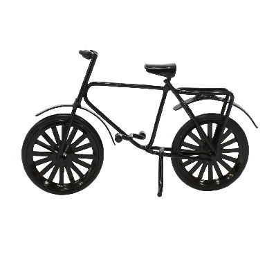 ミニチュア雑貨 黒い自転車 [B(Q-74)] [m-s] 【 ネコポス不可 】【C 