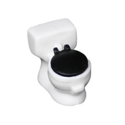 陶器製ミニチュアトイレ 便器 toliet bowl ミニチュア雑貨 トイレ [B(M