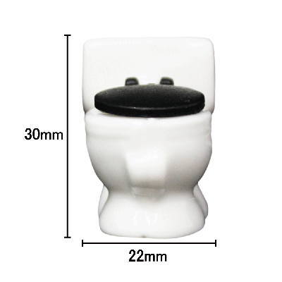 陶器製ミニチュアトイレ 便器 toliet bowl
