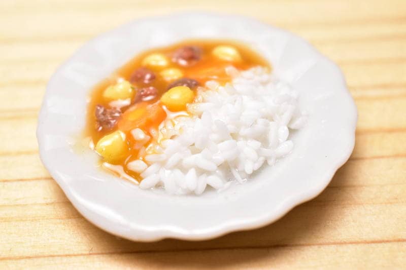 ミニチュアフード カレーライス [VRRF-76][m-s]【ネコポス配送対応