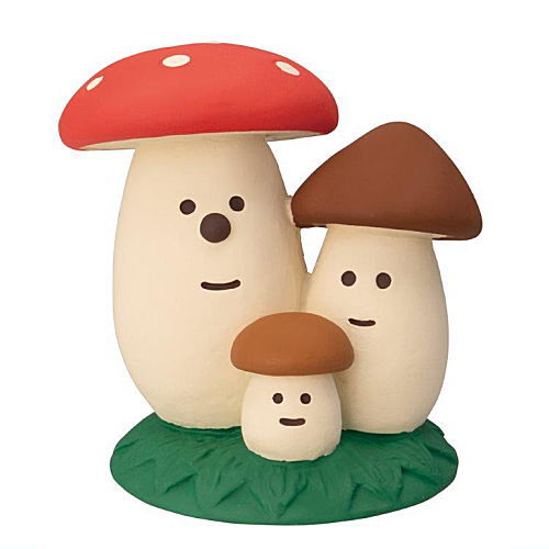 【ファミリーきのこ (ZCB-35329)】 DECOLE concombre デコレ コンコンブル きのこの森(2023)【 ネコポス不可 】【C】