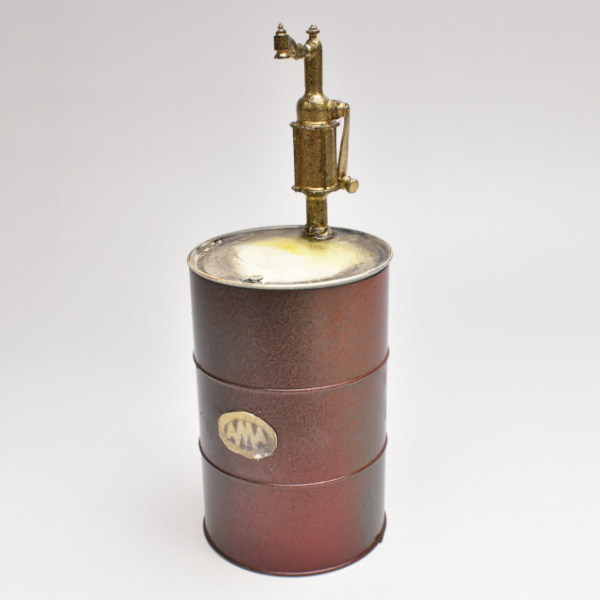 ミニチュア雑貨 ドラム缶(C) (1/12スケール) 作家：ミニ厨房庵 河合  