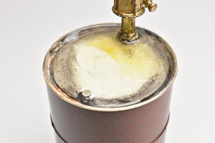 ミニチュア雑貨 ドラム缶(C) (1/12スケール) 作家：ミニ厨房庵 河合