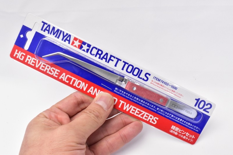 タミヤクラフトツールシリーズ No：74102 精密ピンセット(逆作動