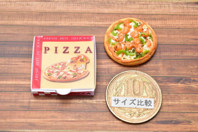 ミニチュアフード 箱付きピザシリーズ(6) [PZ6] [m-s] 1/12スケール