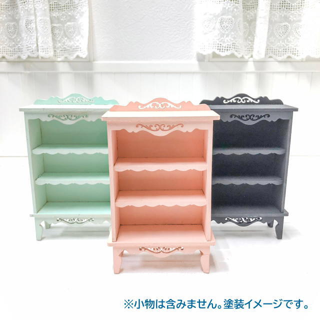 飾り棚】 ミニチュアキット 1/12スケール 未塗装・未組立 (ドール家具