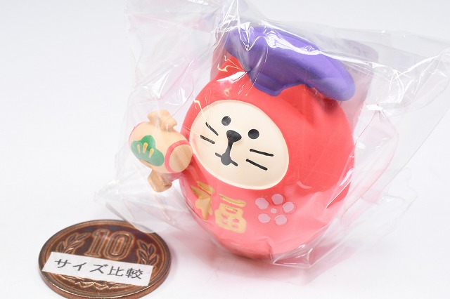 福猫だるま 大黒 (ZCB-29607)】 DECOLE concombre デコレ コンコンブル