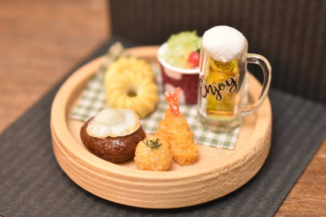 展示のみ】ミニチュアフード 「ランチプレート」 作家：京都まめひろ