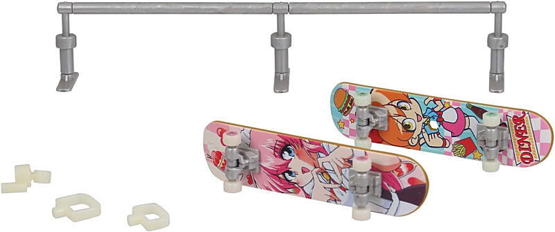 プリプラ フィギュアのスポーツ スケートボード 萌え柄 (彩色済みプラスチックモデル)【ネコポス配送対応】【C】