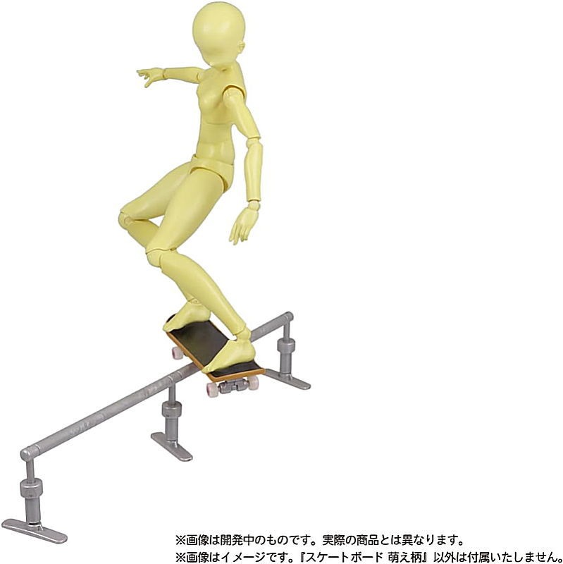 プリプラ フィギュアのスポーツ スケートボード 萌え柄 (彩色済みプラスチックモデル)【ネコポス配送対応】【C】