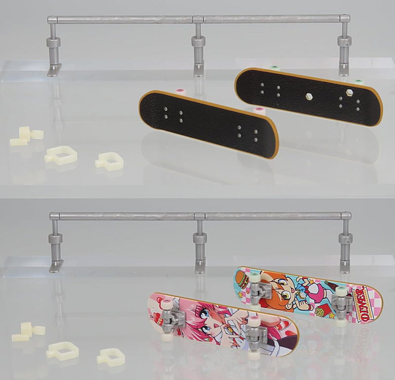 プリプラ フィギュアのスポーツ スケートボード 萌え柄 (彩色済みプラスチックモデル)【ネコポス配送対応】【C】