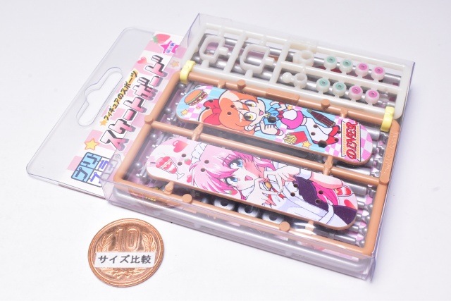 プリプラ フィギュアのスポーツ スケートボード 萌え柄 (彩色済みプラスチックモデル)【ネコポス配送対応】【C】