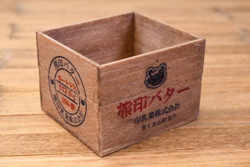 【即日発送】 ミニチュア「木箱(B)」 Kumako 作家：Hungry (1/12スケール) その他