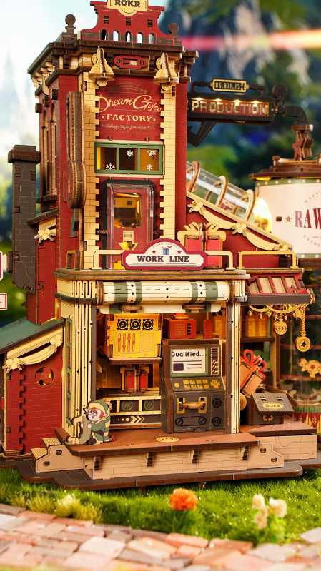 ROBOTIME ROKR ウッドパズルシリーズ 【EAB01：ギフト工場】※組立説明書(日本語版) [m-s] 【 ネコポス不可 】
