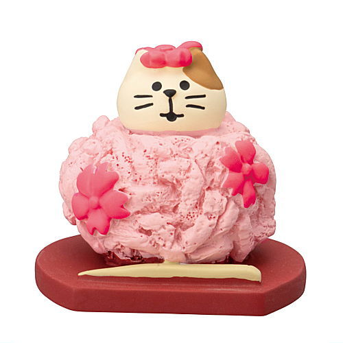 レア　コンコンブル　ひな祭り　猫 桜] 練り切りなりきり猫 (ZMM-62334L)】DECOLE concombre デコレ