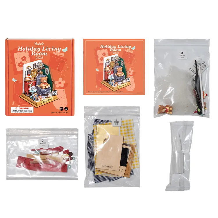 ROBOTIME Rolife ミニチュアドールハウスキット ミニサイズ 【DS028