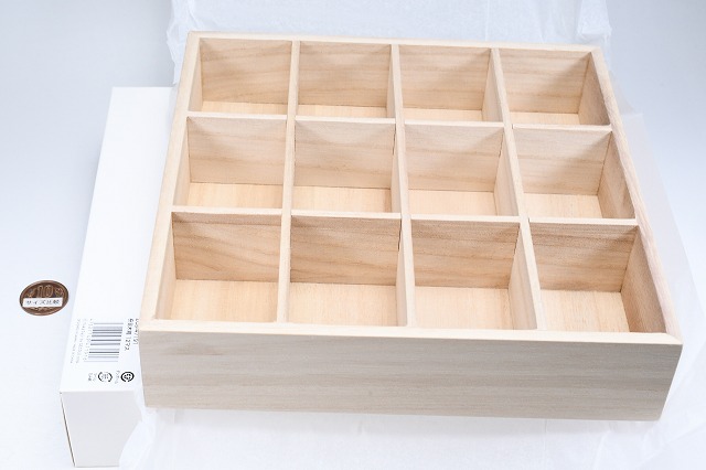 【枡目木箱 12マス (ZCB-47191)】 DECOLE concombre デコレ コンコンブル 枡目木箱【 ネコポス不可 】