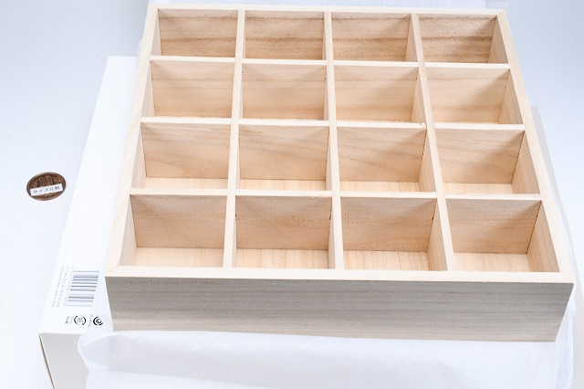 枡目木箱 16マス (ZCB-47192)】 DECOLE concombre デコレ コンコンブル