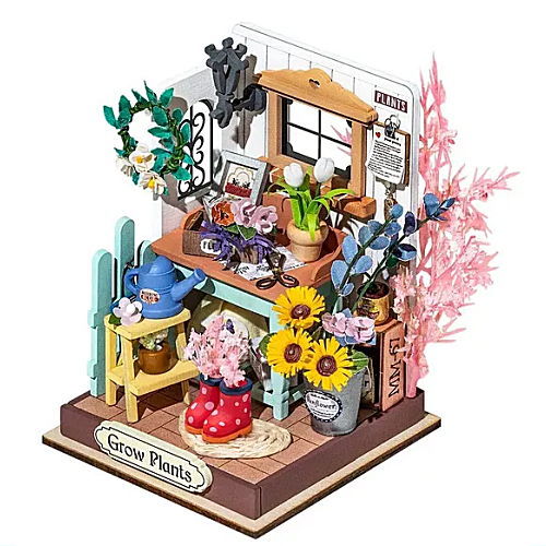 イレギュラー　0403a♡ミニチュアキャビネット♡ドールハウス ROBOTIME ROLIFE DIYミニチュアドールハウスキット 【DG167：Tipsy