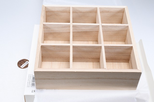 【枡目木箱 9マス(小) (ZCB-47194)】 DECOLE concombre デコレ コンコンブル 枡目木箱【 ネコポス不可 】