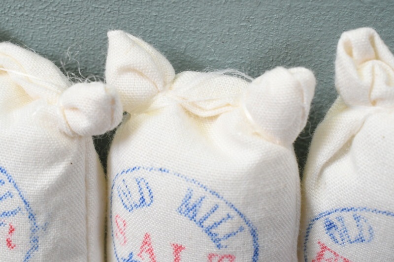 ミニチュアパーツ フードサック3個セット(B) 塩・砂糖・小麦粉[C-11-B][m-s](ビリー)【ネコポス配送対応】【C】