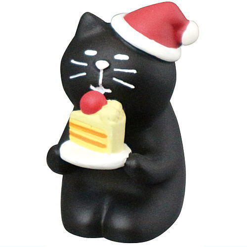 ケーキ黒猫 (ZXS-86470X)】DECOLE concombre デコレ コンコンブル 昭和