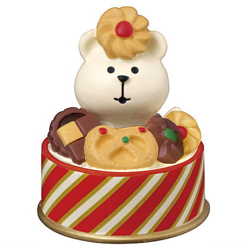 しろくまクッキー缶 (ZXS-86473X)】DECOLE concombre デコレ