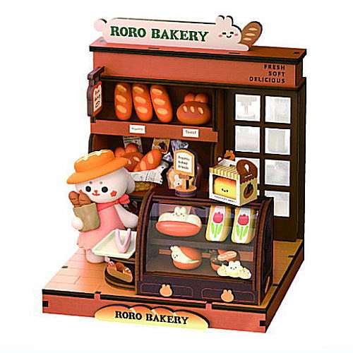 終売】ROBOTIME Rolife ミニチュアキット ミニフレンズ 【RSW02：RORO 