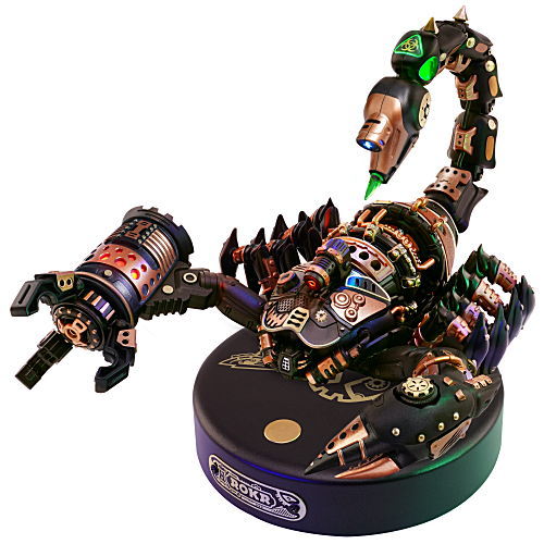 ROKR 3D立体パズル「装甲・ダイオウサソリ」 送料無料】ROBOTIME ROKR 3D立体パズル DIY金属昆虫モデル 【MI04