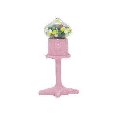 ミニチュアパーツ ピンクのガムボールマシーン [B(T-33)] [m-s