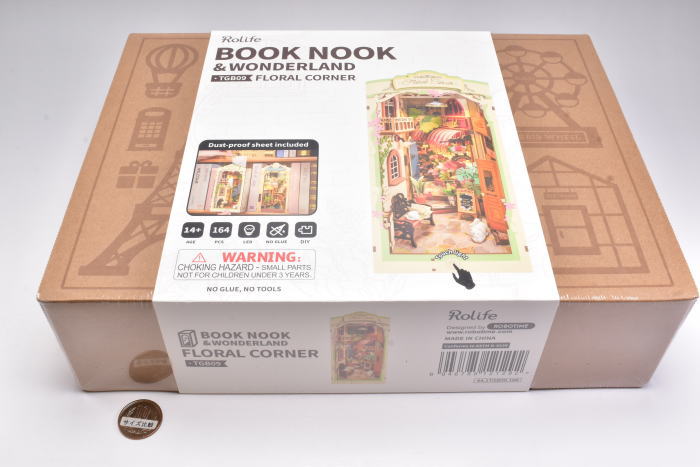 ROBOTIME Rolife DIYブックヌックシリーズ ミニチュアハウスキット