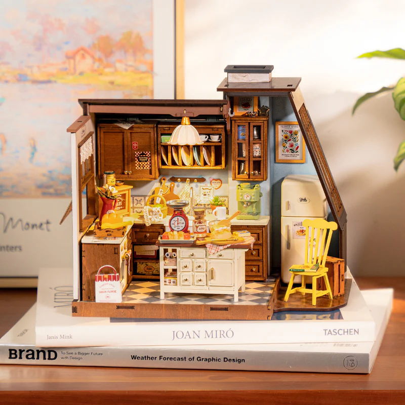 ROBOTIME ROLIFE DIYミニチュアドールハウスキット 【DG172：Baking Kitchen】※組立説明書(英語版) [m-s]【 ネコポス不可 】
