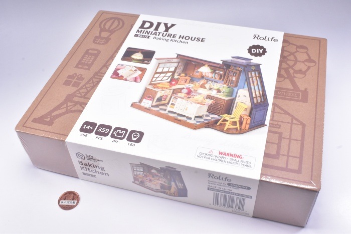 ROBOTIME ROLIFE DIYミニチュアドールハウスキット 【DG172：Baking Kitchen】※組立説明書(英語版) [m-s]【 ネコポス不可 】