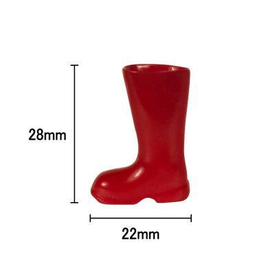 ミニチュアパーツ 長靴 (赤) [B(T-41)] (ビリー)[m-s]【ネコポス配送