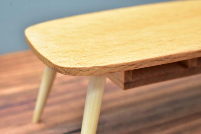 ミニチュア家具 1/12スケール ローテーブル [ZH001] [m-s]【 ネコポス