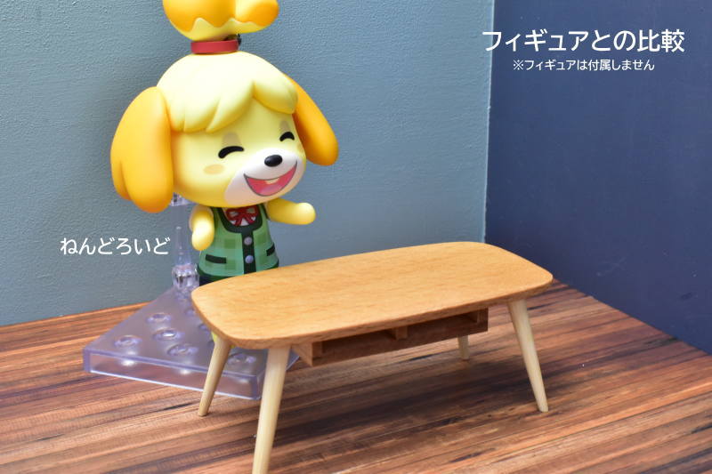 ミニチュア家具 1/12スケール ローテーブル [ZH001] [m-s]【 ネコポス