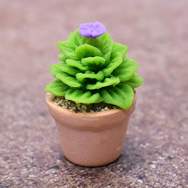 ミニチュアパーツ 鉢植えミニサボテン [CT7] (1/12スケール) [m-s]【ネコポス配送対応】【C】