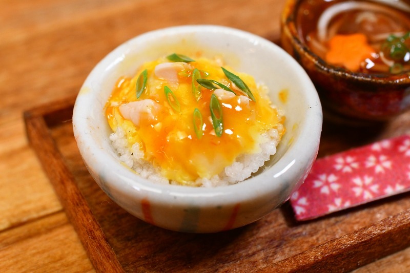 展示のみ】ミニチュアフード 親子丼・小うどん 作家：京都まめひろさん