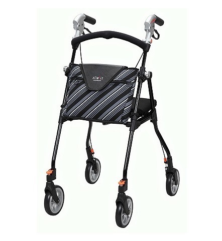 スリムフロアスタンド ブラック/シルバー タブレット用Zアーム型床置式スタンド - TB-DSZARMFBK