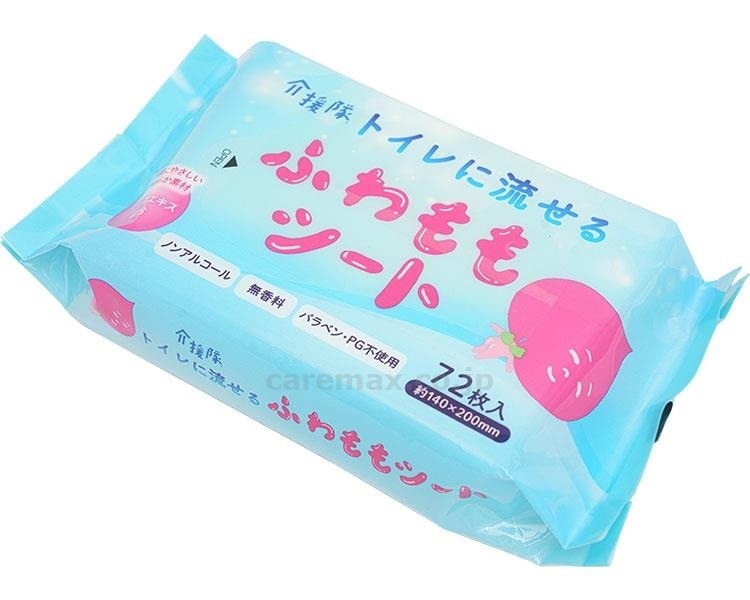 12個セット ウェットティッシュトイレに流せる ふわももシート CX