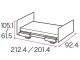 Ωʸ۳ھץ饹3⡼ Hӥ  ¿ǽܡ 83cm KQ-A6133(ץ졼塡ܡɡ졼)