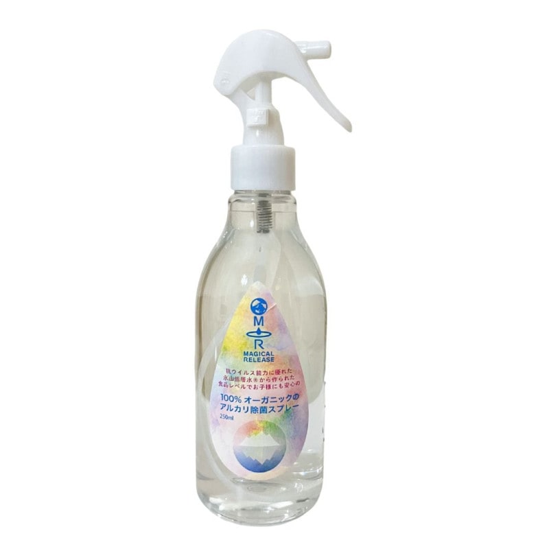 100％自然成分のアルカリ除菌スプレー