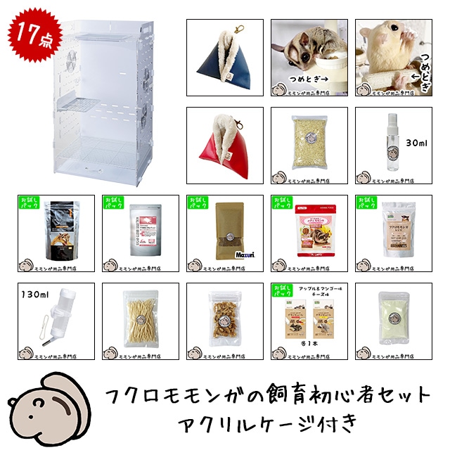 ももんがもんもん共和国 ,セット商品（フクロモモンガ） | チンチラ