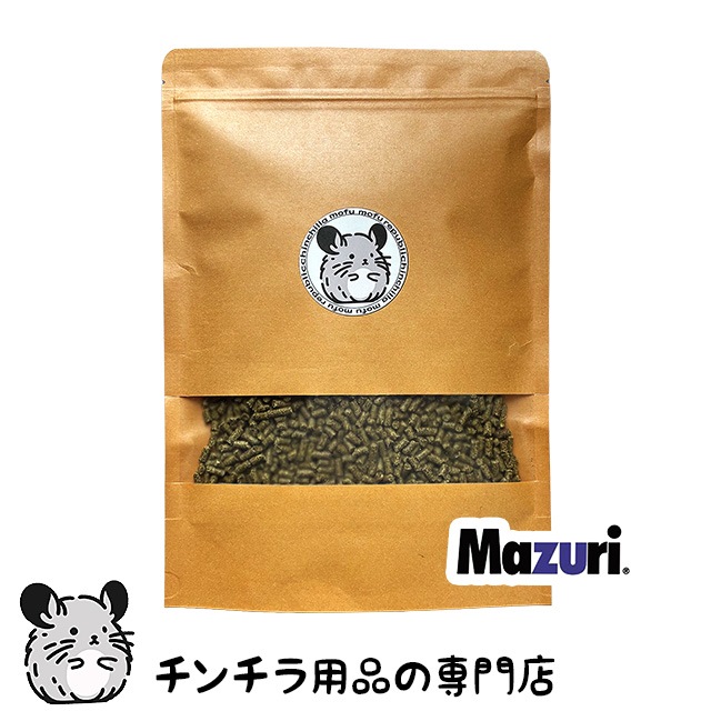 ゆうパケットOK Mazuri マズリ チンチラフード 500g チンチラのペレットフード チンチラ フード エサ 餌 えさ メール便対応