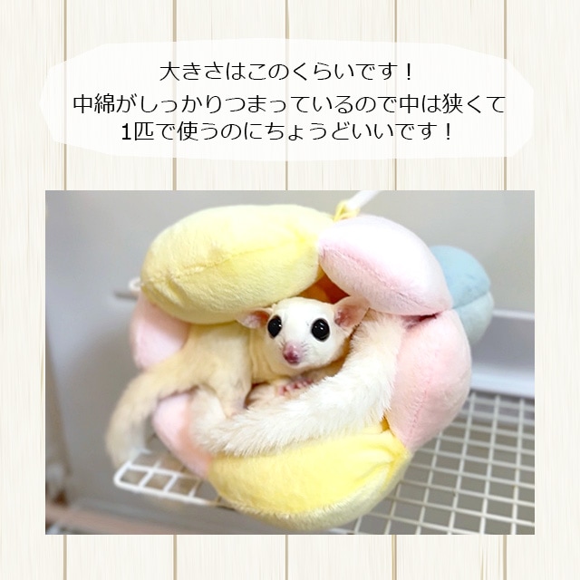フクロモモンガポーチ　ねりごま様 フクロモモンガポーチ ねりごま様 モモンガポーチ、小動物用
